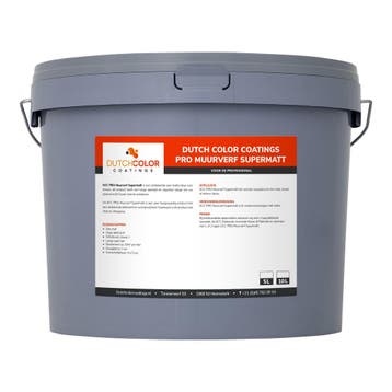 DCC PRO Muurverf Supermatt Wit 10L, Verzenden, Nieuw, Wit