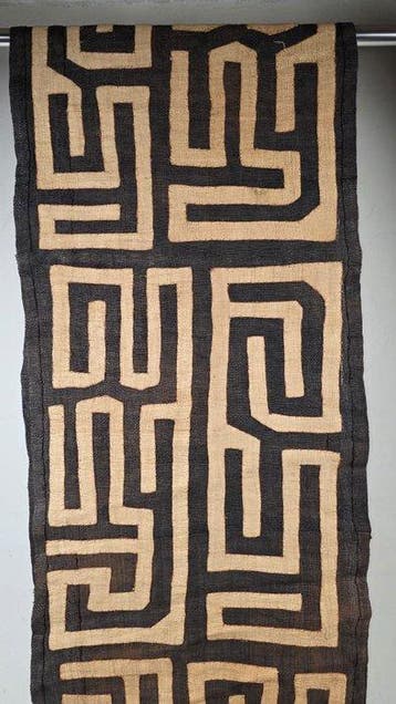 Tissu en Raphia - Shoowa-Kuba - République démocratique du, Antiquités & Art