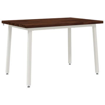 vidaXL 120 x 70 x 75 cm Massief Acacia Hout Donkerbruin en, Verzenden