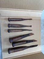 Wood Carving Chisels Set — 6 Vintage Hand Tools -