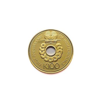Papouasie-Nouvelle-Guinée. 100 Kina 1976 Independence
