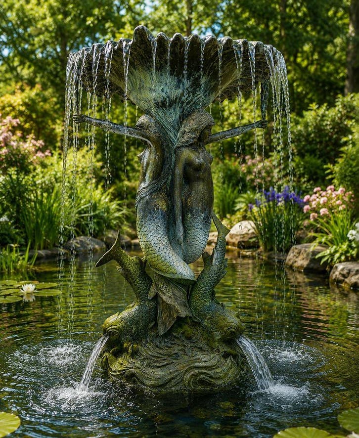 Bronzen fonteinen, naar ieders budget tuinbeelden in brons!, Jardin & Terrasse, Pièces d'eau & Fontaines