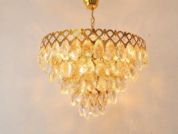 Lamp - Plafondlamp in Empire-stijl / mand – Structuur van
