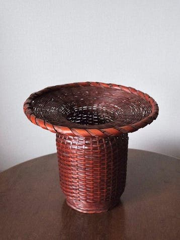 Vaas - Bamboe - Japan - Bloemenmand (Zonder minimumprijs)
