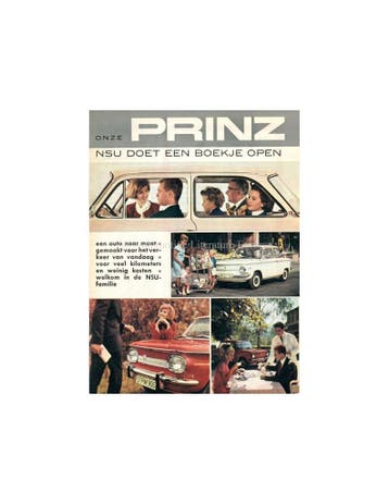 1965 NSU PROGRAMMA BROCHURE NEDERLANDS
