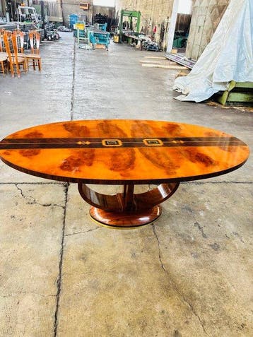 carpanelli - Tafel - Hout, Messing - Carpanelli Deco-tafel