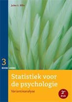 Statistiek voor de psychologie / deel 3 / Statistiek voor de, Boeken, Verzenden, Zo goed als nieuw, Jules E. Ellis