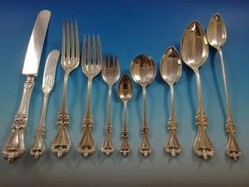 Towle - Ménagère pour 12 personnes (150) - ancien colonial -