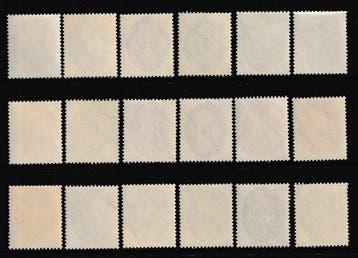 Duitse Rijk 1927/1933 - Dienstuitgiften. - Michel:114/131, Postzegels en Munten, Gestempeld