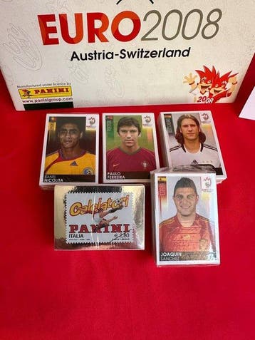 EURO 2008 Panini Empty album + complete loose sticker set -