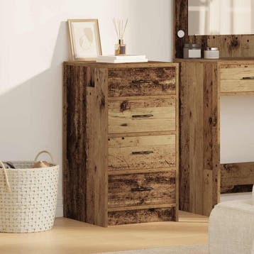 vidaXL Dressoir Oud hout 40 x 41 x 75 cm Bewerkt hout, Huis en Inrichting, Verzenden, Nieuw