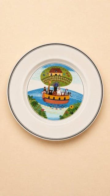 Villeroy & Boch - Quatre grandes assiettes décoratives «