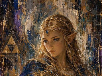 Alberto Ricardo (XXI) - Retrato Dual: Link y Zelda en, Nieuw