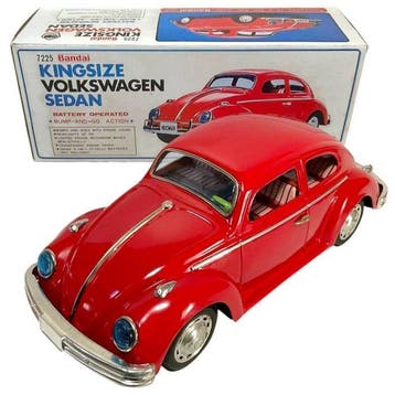 Bandai - Blikken speelgoedauto - Volkswagen Sedan -, Antiek en Kunst