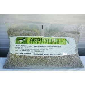 Tarwe stropellets strokorrels stalstrooisel - 15 kg - losse, Dieren en Toebehoren, Stalling en Weidegang
