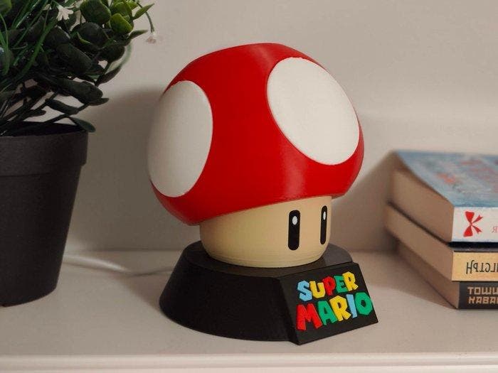 Custom Item - Super Mario - 1-UP Mushroom - Lamp - Gaming, Consoles de jeu & Jeux vidéo, Consoles de jeu | Accessoires Autre
