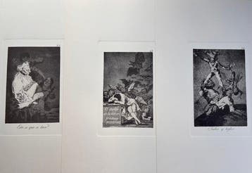 Francisco De Goya (1746-1828) - 3 etching from Los Caprichos