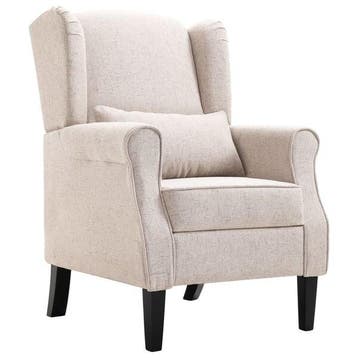 Fauteuil beige, pieds chene -51%, jusqua epuisement, Verzenden