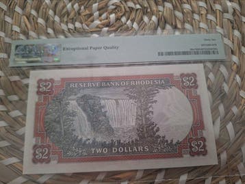Rhodesië. - 2 Dollars - 1979 - Replacement - Pick 39a*, Postzegels en Munten