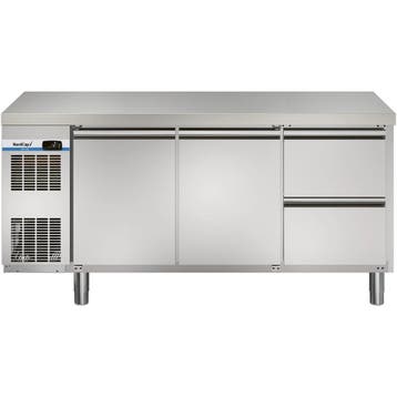 Koelwerkbank | COOL-LINE | 400L | 2 Deuren + 2 Laden (1/1, Verzenden, Nieuw in verpakking