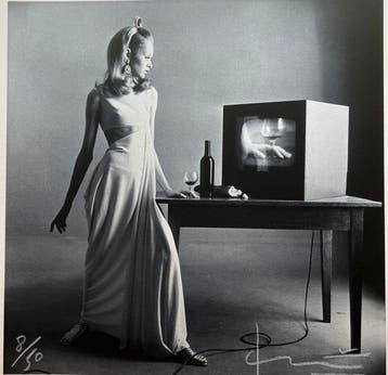 Bert Stern (1929–2013) - Bert Stern signed Famous Twiggy