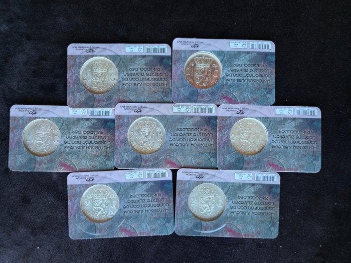 Nederland. Juliana. 2½ Gulden 60 jaar afscheid zilveren, Postzegels en Munten, Munten | Nederland