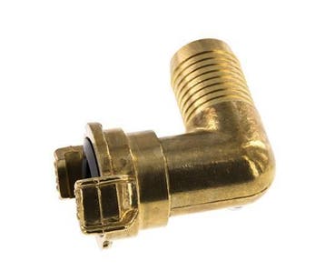 25 mm (1'') Slangpilaar Messing GEKA Tuinslangkoppeling, Verzenden, Nieuw