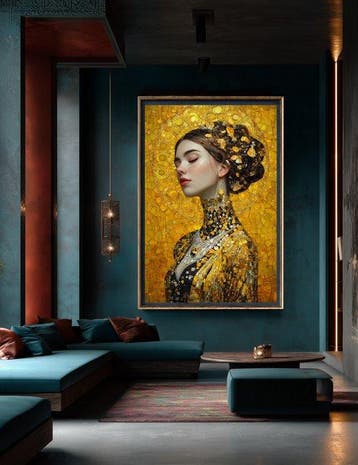 Mrs Art Prime - Pride and Prejudice in Klimt Style #4