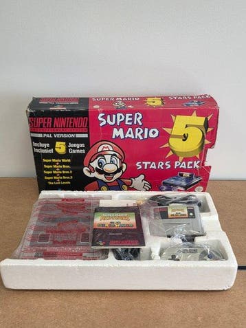 Nintendo - Snes - Super Nintendo - Very Rare - Super Mario 5