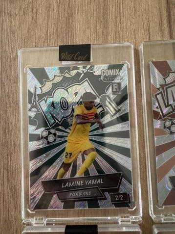Wild Card Lamine Yamal /2 Numbered parallel - 4 Card - Near