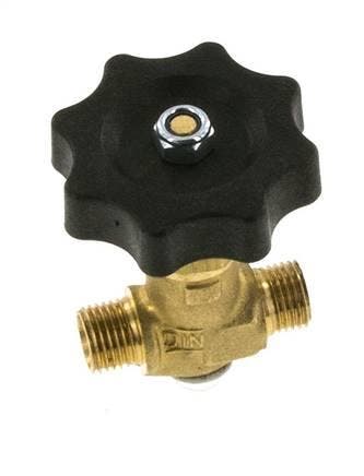 G 1/4 Robinet à boisseau sphérique laiton filetage mâle 40, Verzenden