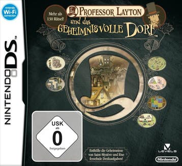 Professor Layton und das Geheimnisvolle Dorf (German), Games en Spelcomputers, Verzenden, Nieuw
