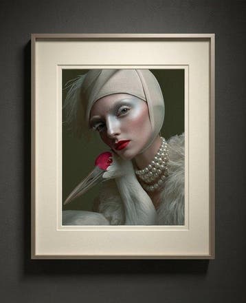 Aiana Roz - The Muse and the Crane - Fine Art Photography –