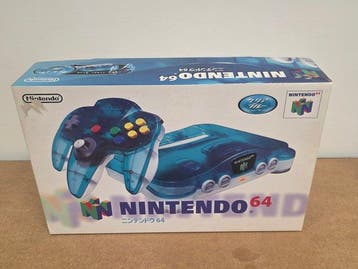Nintendo - Nintendo 64 - N64 - Funtastic - Ice Blue Console