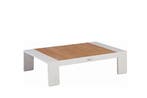 Exotan Valerie loungetafel wit - teak - 80 x 120 cm |, Nieuw