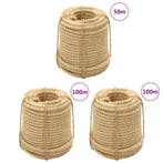 vidaXL Touw 3 st 14 mm sisal, Verzenden, Nieuw