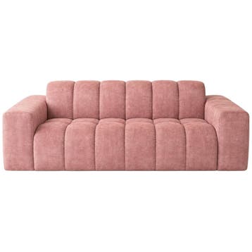 Roze 2,5-zitsbank - 2-Zitszetel - Ongebruikt, Zo goed als nieuw, Hollywood Regency, Stof, 200 tot 250 cm