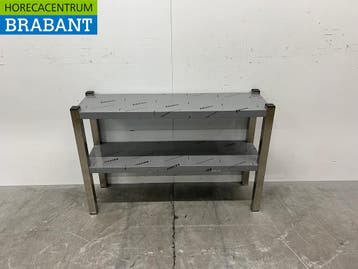 Étagère double en acier inoxydable, 100 x 30 x 66,5 cm, pour, Articles professionnels, Horeca | Autre, Verzenden