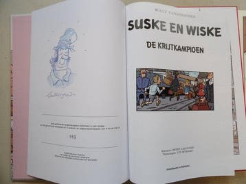 Suske en Wiske 370 - De Krijtkampioen - Luxe HC met linnen