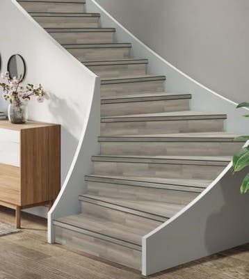 TRAPRENOVATIE SET Avanto LIGHT GREY/ PVC Dryback ( SET Ten, Ophalen of Verzenden, Nieuw