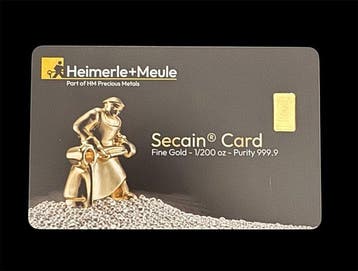 1/200 Troy Ounce - Goud .999 - Heimerle + Meule, Germany -