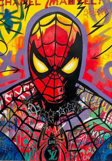 Gomez Cacho 80 x 120 cm - Spiderman & Batman: La Dualidad, Nieuw