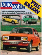 1975 L'AUTOMOBILE MAGAZINE 351 FRANS, Ophalen of Verzenden, Nieuw