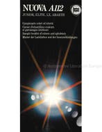 1982 LANCIA A112 KLEUREN & INTERIEUR BROCHURE, Nieuw