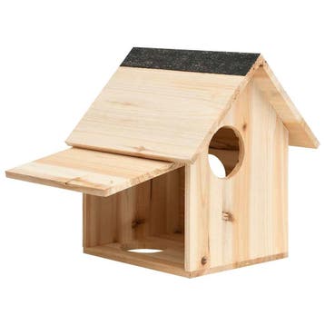 vidaXL Eekhoornhuisje 26x25x29 cm massief vurenhout, Verzenden