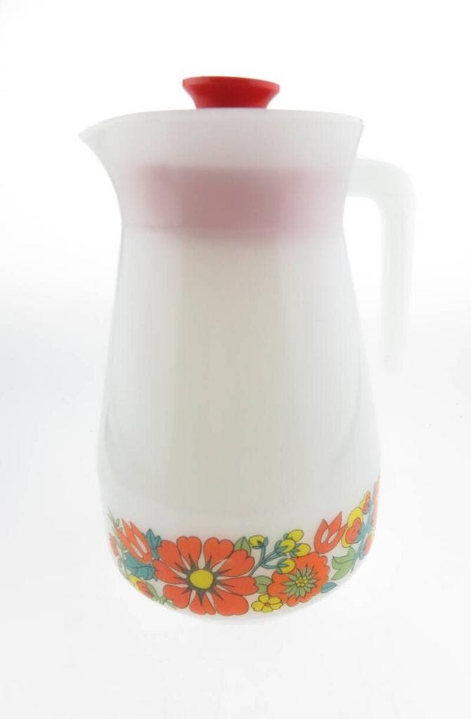 Waterkan van opaalglas Schott Mainz, Antiquités & Art, Antiquités | Verre & Cristal, Envoi