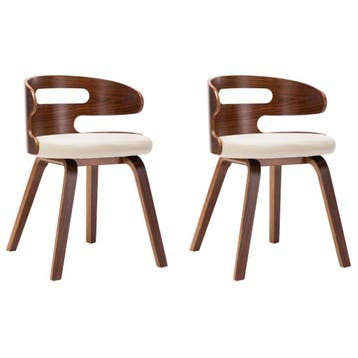 Houten eetstoelen - 55% korting, retour deal!, Overige materialen, Gebruikt, Twee, Overige kleuren