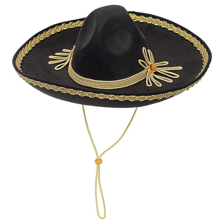 Hoed Mexicaans Luxe 50cm, Hobby en Vrije tijd, Feestartikelen, Nieuw, Verzenden