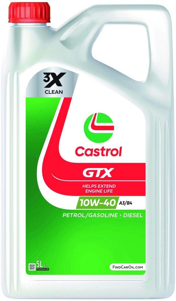 Castrol GTX 10W40 A3/B4 5 Liter, Autos : Divers, Produits d'entretien, Enlèvement ou Envoi
