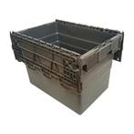 Distributiebak 600x400x416 mm euronorm grijs kunststof, Ophalen of Verzenden, Nieuw